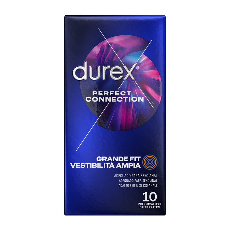 DUREX - PERFECT CONNECTION SILICONE EXTRA LUBRIFICATION 10 UNITS - Image 2