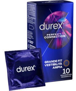 DUREX - PERFECT CONNECTION SILICONE EXTRA LUBRIFICATION 10 UNITS