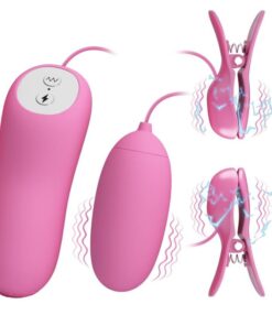 Alternative view of PRETTY LOVE - TWEEZERS WITH VIBRATION AND PINK ELETROSHOCK
