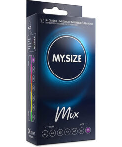 MY SIZE - MIX CONDOMS 69 MM 10 UNITS