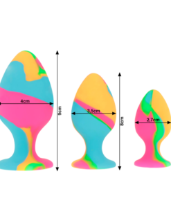 INTENSE - MULTICOLOR SILICONE PLUG SET