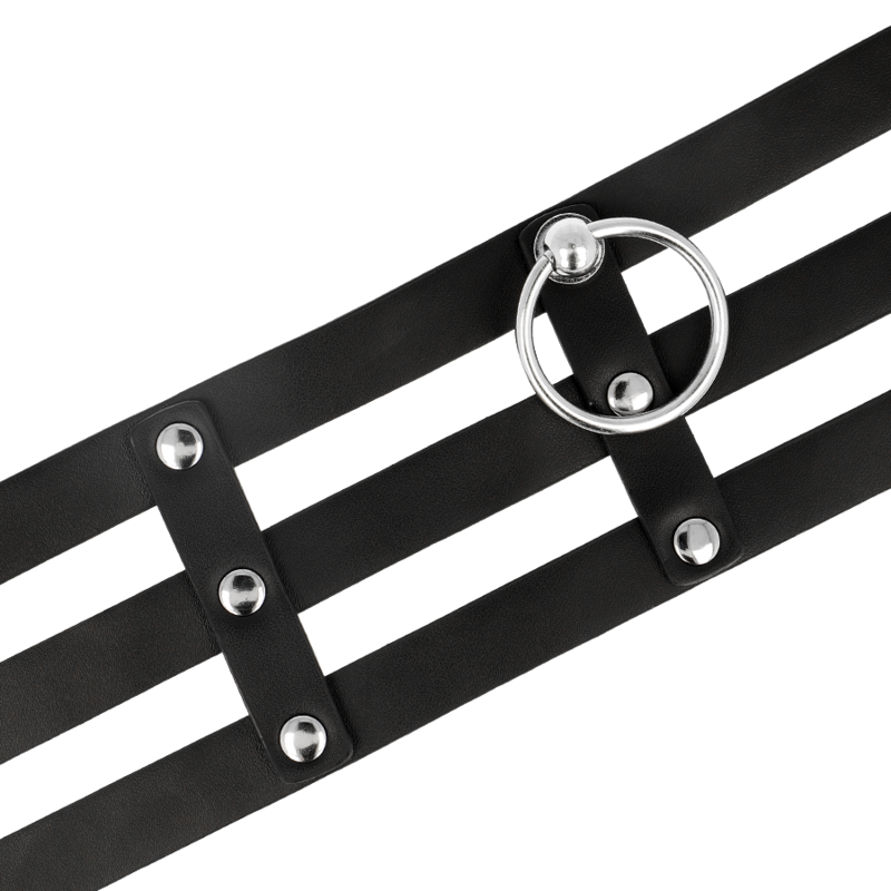 COQUETTE CHIC DESIRE - FETISH STYLE VEGAN LEATHER CHOKER - Image 5