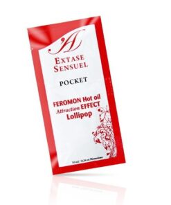 EXTASE SENSUAL - MASSAGE OIL WITH HEAT EFFECT PHEROMONES LOLLIPOP 10 ML