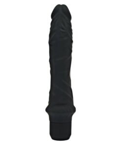 Alternative view of GET REAL - CLASSIC LARGE BLACK VIBRATOR