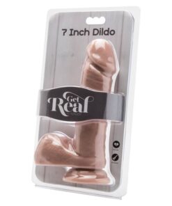 Alternative view of GET REAL - DILDO 18 CM WITH BALLS SKIN