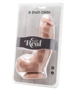 Alternative view of GET REAL - DILDO 20,5 CM WITH BALLS SKIN