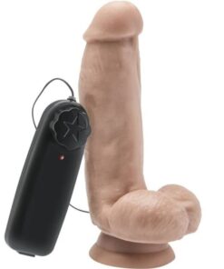 GET REAL - DILDO 12 CM WITH BALLS VIBRATOR SKIN