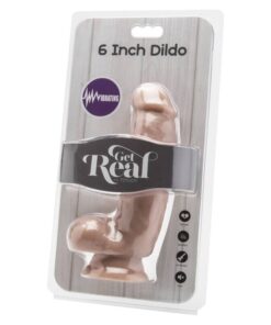 Alternative view of GET REAL - DILDO 12 CM WITH BALLS VIBRATOR SKIN