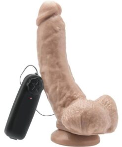 GET REAL - DILDO 20,5 CM WITH BALLS VIBRATOR SKIN