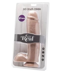 Alternative view of GET REAL - DILDO 25,5 CM WITH BALLS VIBRATOR SKIN