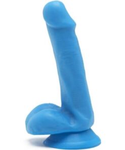 GET REAL - HAPPY DICKS DILDO 12 CM BALLS BLUE
