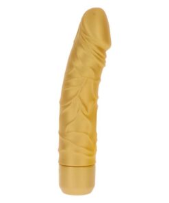 Alternative view of GET REAL - GOLD DICKER ORIGINAL VIBRATOR GOLD