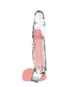 Alternative view of GET REAL - EXTENSION LONG 19 CM TRANSPARENT