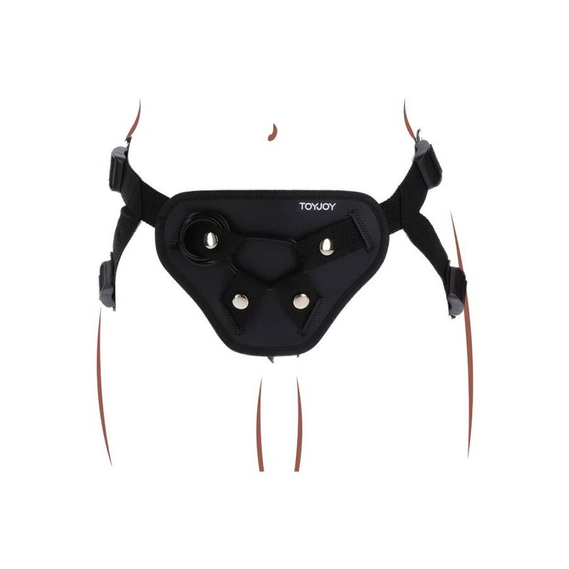 GET REAL - STRAP-ON DELUXE HARNESS BLACK - Image 4