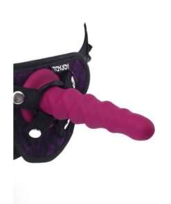 Alternative view of GET REAL - RIBBED DONG 12 CM RED