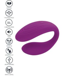 XOCOON - BOUND LOVE COUPLES VIBRATOR PURPLE