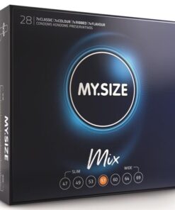 MY SIZE - MIX CONDOMS 57 MM 28 UNITS