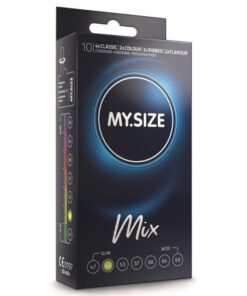 MY SIZE - MIX CONDOMS 49 MM 10 UNITS