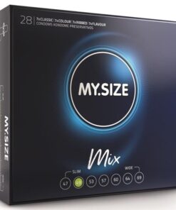 MY SIZE - MIX CONDOMS 49 MM 28 UNITS