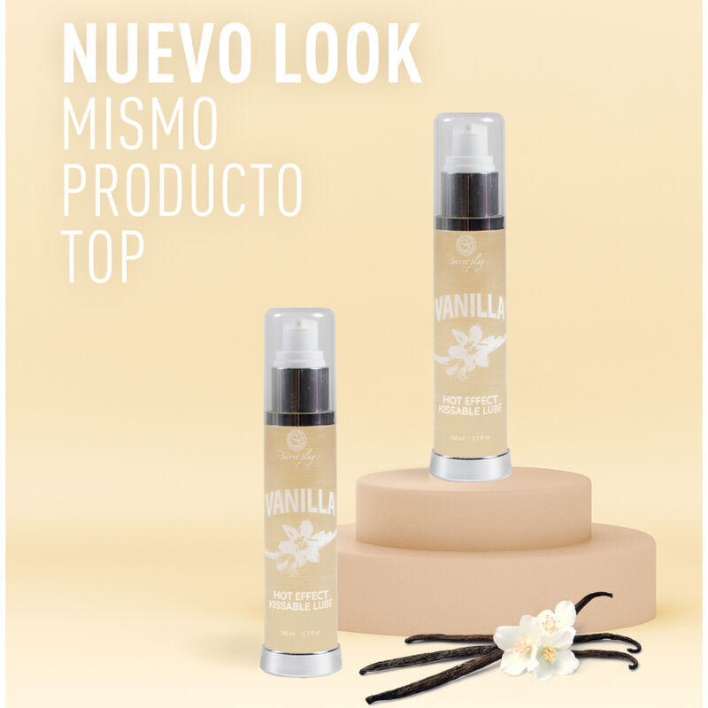 SECRETPLAY - LUBRICANT 2-1 HEAT EFFECT VANILLA 50 ML - Image 4