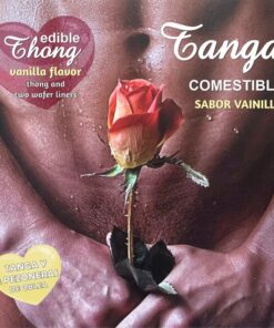 HOTFLOWERS - MEN''S THONG + 2 VANILLA WAFER NIPPLE /es/pt/en/fr/it/