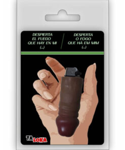 TALOKA - FANTASTIC LIGHTER IN THE SHAPE OF A MULATTO COLOR PENIS 100% RECHARGEABLE