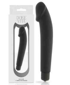 DOLCE VITA - REALISTIC BLACK SILICONE