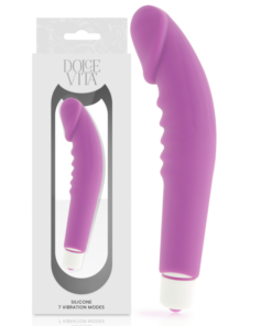 DOLCE VITA - REALISTIC PLEASURE PURPLE SILICONE