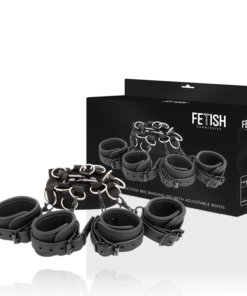 Alternative view of FETISH SUBMISSIVE - LUXURY BED TIES SET WITH NOPRENE LINING