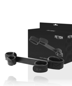 Alternative view of FETISH SUBMISSIVE - BONDAGE SPREADER BAR WITH NOPRENE LINING