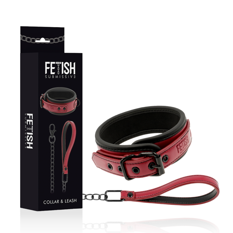 FETISH SUBMISSIVE DARK ROOM - NEOPRENE LINING CHAIN NECKLACE - Image 2