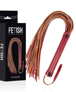 Alternative view of FETISH SUBMISSIVE DARK ROOM - VEGAN LEATHER WHIP