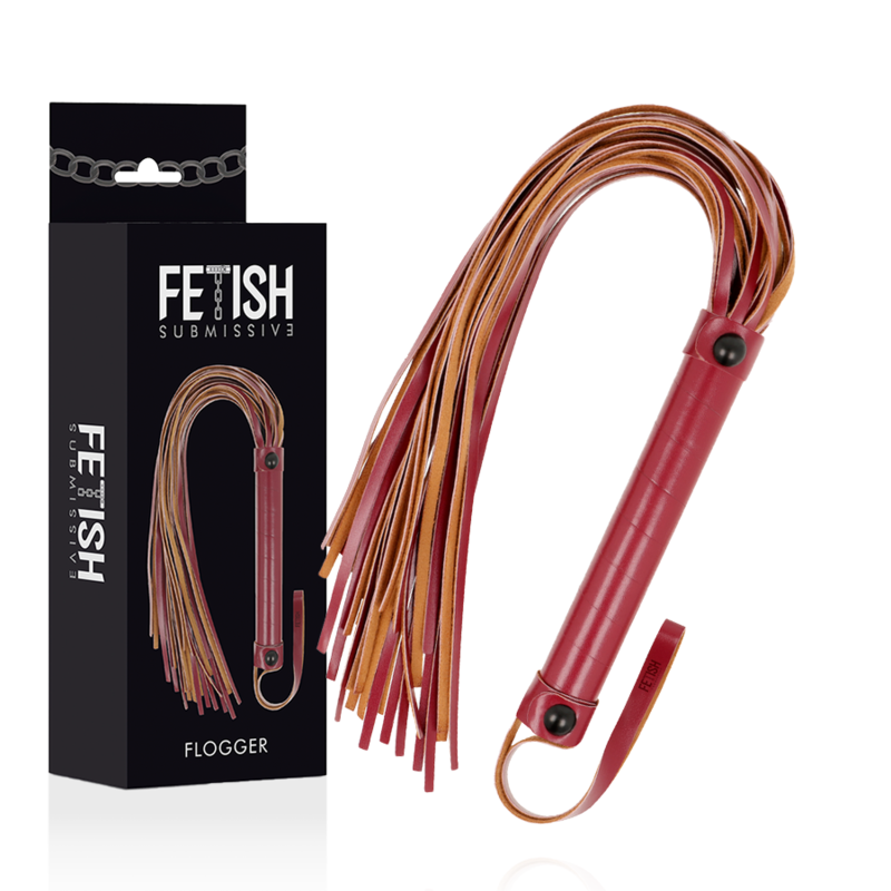 FETISH SUBMISSIVE DARK ROOM - VEGAN LEATHER WHIP - Image 2
