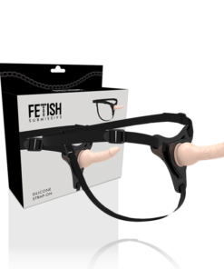 Alternative view of FETISH SUBMISSIVE HARNESS - FLESH REALISTIC SILICONE 16 CM