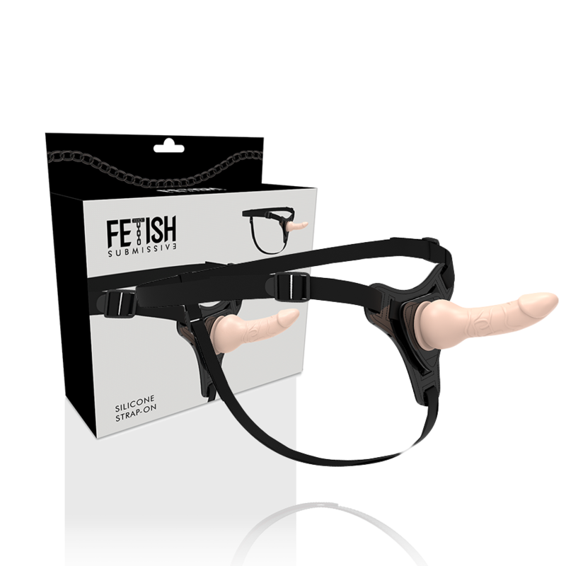 FETISH SUBMISSIVE HARNESS - FLESH REALISTIC SILICONE 16 CM - Image 2