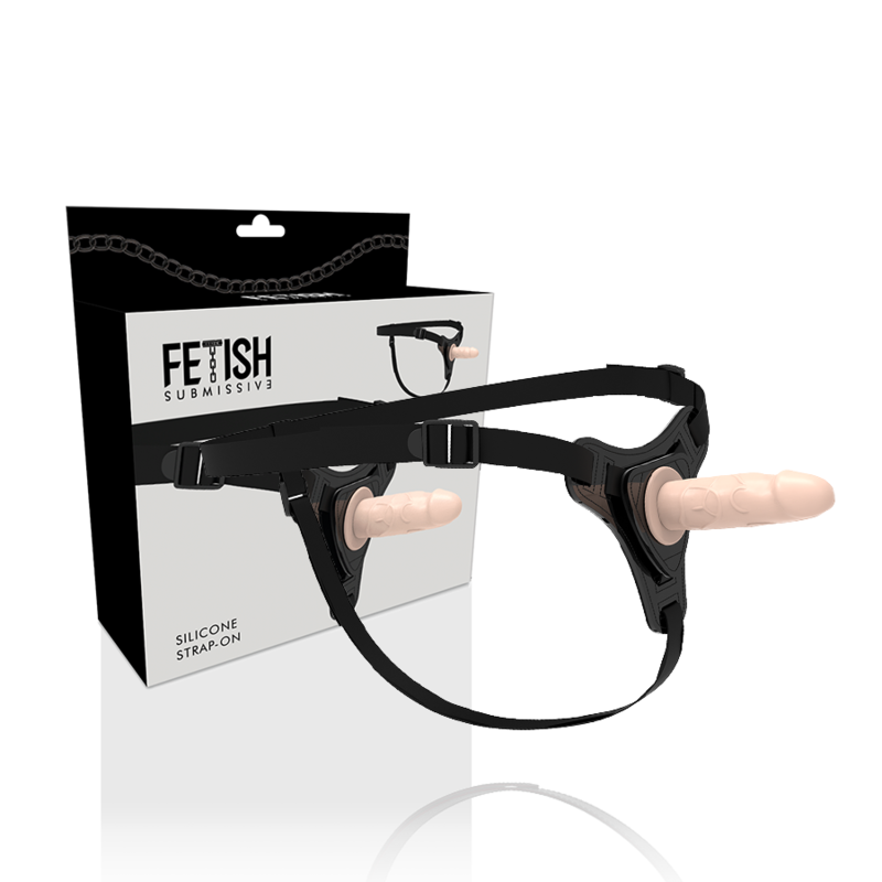 FETISH SUBMISSIVE HARNESS - FLESH REALISTIC SILICONE 12.5 CM - Image 2