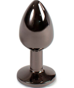 SECRETPLAY - GUNMETAL BUTT PLUG SMALL SIZE 7 CM