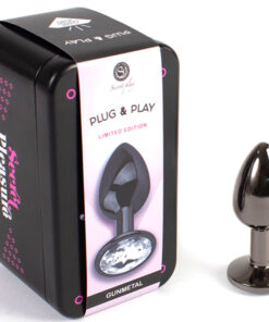 Alternative view of SECRETPLAY - GUNMETAL BUTT PLUG SMALL SIZE 7 CM