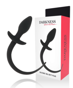 DARKNESS - ANAL PLUG 28 CM BLACK SILICONE