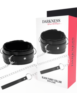 DARKNESS - COMFORTABLE POSTURE NECKLACE WITH LEATHER CHAIN