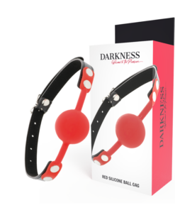 DARKNESS - RED SILICONE GAG