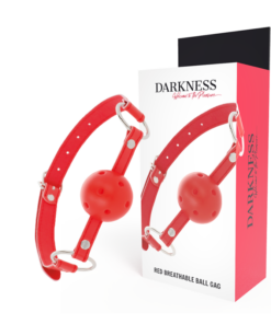 DARKNESS - RED BREATHABLE GAG