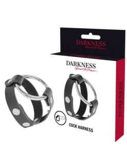 DARKNESS - BDSM COCK AND TESTICLE RING