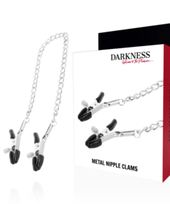 DARKNESS - ADJUSTABLE NIPPLE CLAMPS METAL