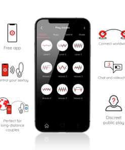 Alternative view of ONINDER - DENVER VIBRATING EGG PINK 7 X 2.7 CM FREE APP