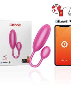 ONINDER - DENVER VIBRATING EGG PINK 7 X 2.7 CM FREE APP