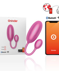 ONINDER - TOKYO VIBRATING EGG PINK 7.5 X 3.2 CM FREE APP
