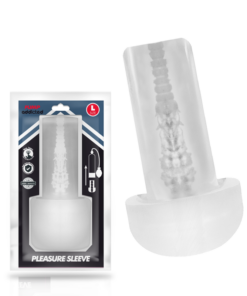 PUMP ADDICTED - PLEASURE SLEEVE MASTUBADOR SIZE L