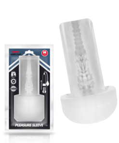 PUMP ADDICTED - PLEASURE SLEEVE MASTUBADOR SIZE M