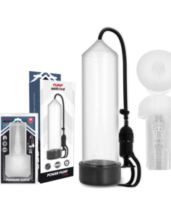 Alternative view of PUMP ADDICTED - RX5 TRANSPARENT WITH MASTURBATOR